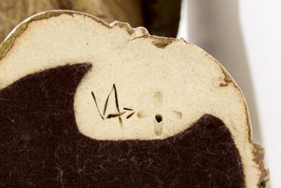 Val rie Courtet rhinoceros sculpture glazed stoneware circa 2010