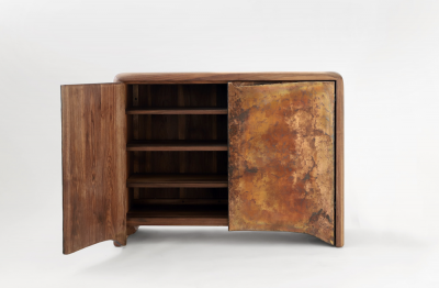 Valentin Loellmann Copper Small Credenza by Valentin Loellmann Limited Edition