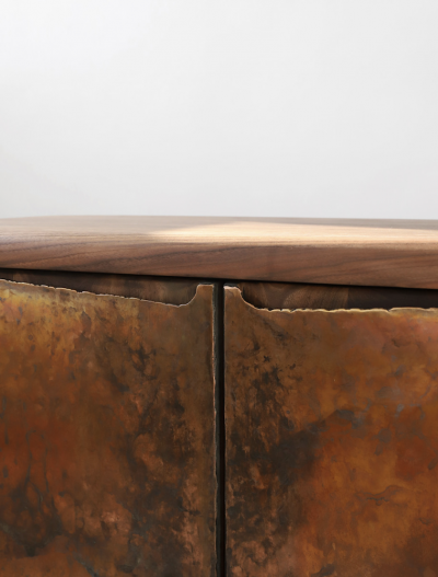 Valentin Loellmann Copper Small Credenza by Valentin Loellmann Limited Edition