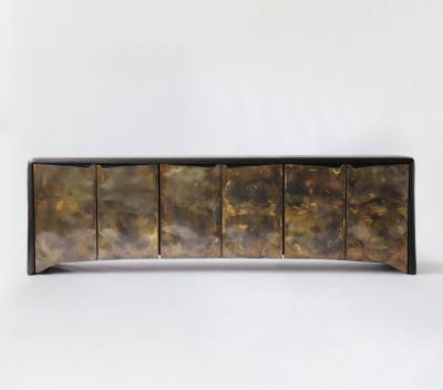 Valentin Loellmann Light Brass Credenza by Valentin Loellmann Unique Piece