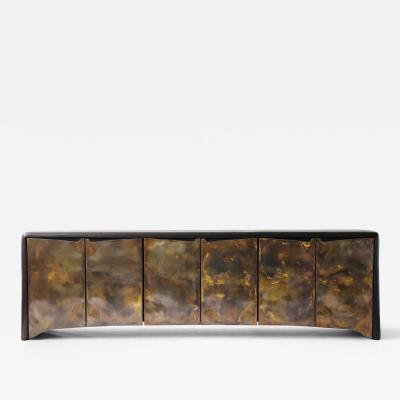 Valentin Loellmann Light Brass Credenza by Valentin Loellmann Unique Piece