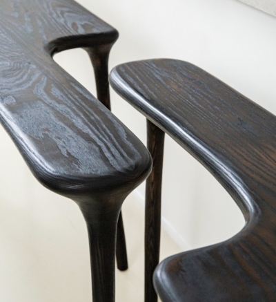 Valentin Loellmann One Piece Pair of Consoles by Valentine Loellmann