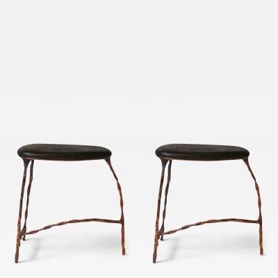 Valentin Loellmann PAIR OF STOOLS