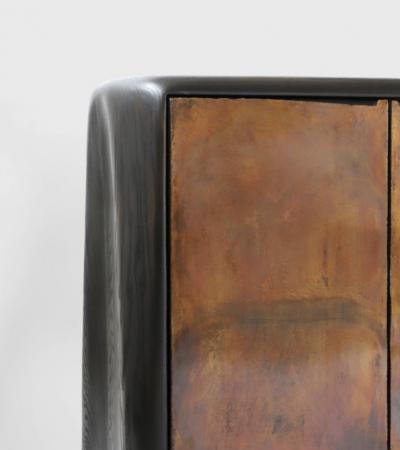 Valentin Loellmann Patinated Copper Credenza by Valentin Loellmann