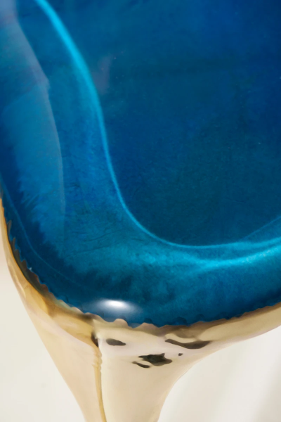 Valentin Loellmann Two Parts Blue Coffee Table 2024
