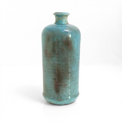 Valentina Modig Manuel VALENTINA MODIG MANUEL TURQUOISE CERAMIC VASE STUDIO KERAMOS FINLAND
