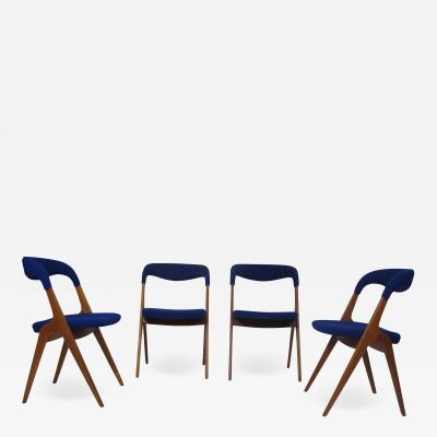 Vamo S nderborg Johannes Andersen Danish Teak Dining Chairs