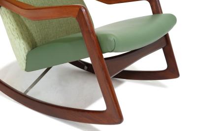 Vamo S nderborg Mid century Vamo Sonderborg Danish Teak Rocking Chair