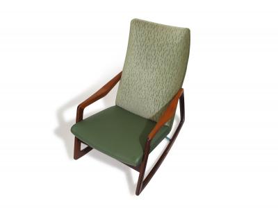 Vamo S nderborg Mid century Vamo Sonderborg Danish Teak Rocking Chair