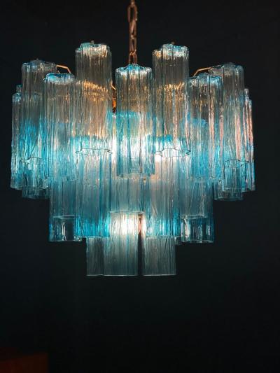 Variation of Tronchi Murano Glass Chandelier by Veneziani Arte