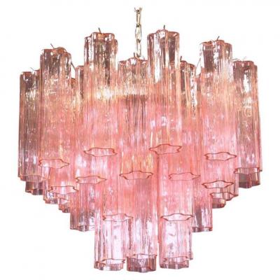 Variation of Tronchi Murano Glass Chandelier by Veneziani Arte