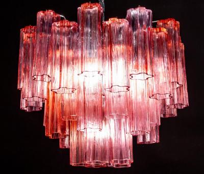 Variation of Tronchi Murano Glass Chandelier by Veneziani Arte