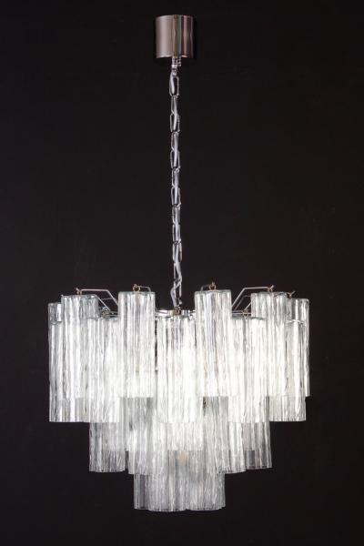 Variation of Tronchi Murano Glass Chandelier by Veneziani Arte