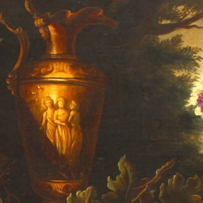 Vase and Fruit Still Life