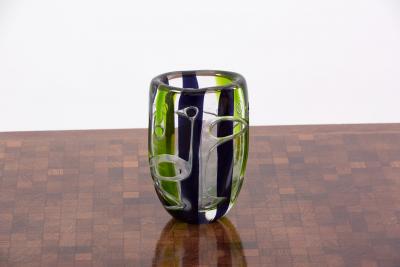 Vase by Vicke Lindstrand for Kosta Glasbruk 1960s Sweden