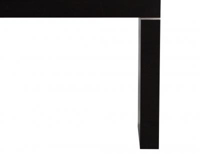 Vaughan Benz Style Ebonized Console Table with Silver Trim