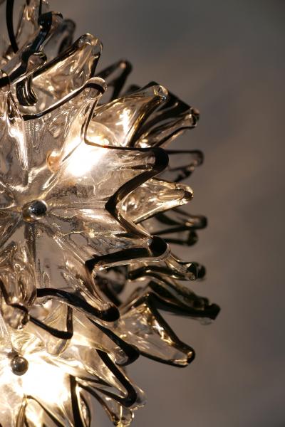 VeArt Mid Century Modern Chandelier or Pendant Lamp Dandelion by VeArt 1960s Italy