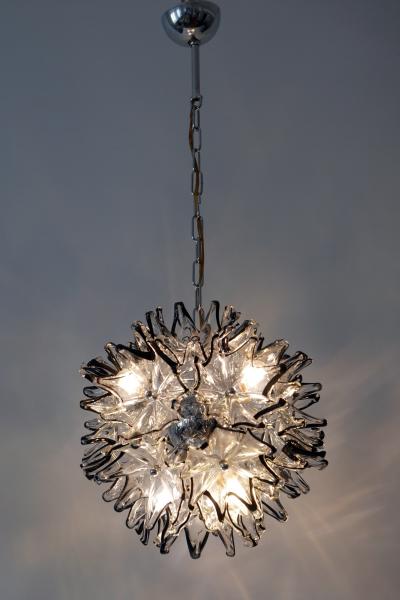 VeArt Mid Century Modern Chandelier or Pendant Lamp Dandelion by VeArt 1960s Italy