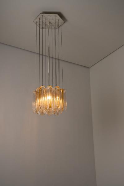 VeArt Murano Glass Quadrifoglio Pendant by VeArt 1970s