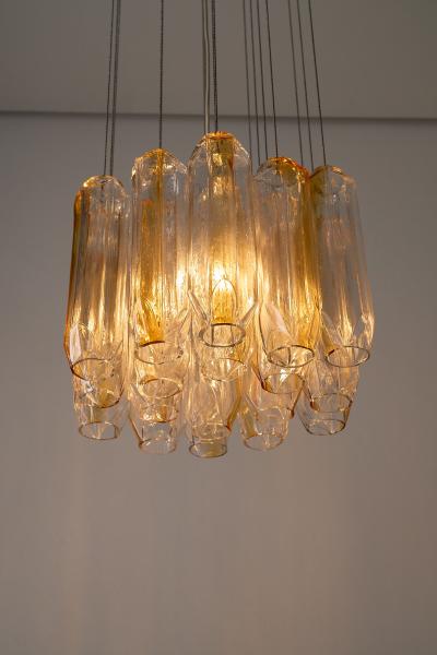 VeArt Murano Glass Quadrifoglio Pendant by VeArt 1970s