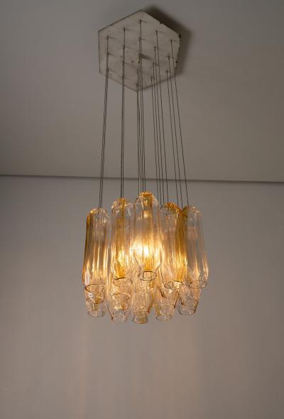 VeArt Murano Glass Quadrifoglio Pendant by VeArt 1970s