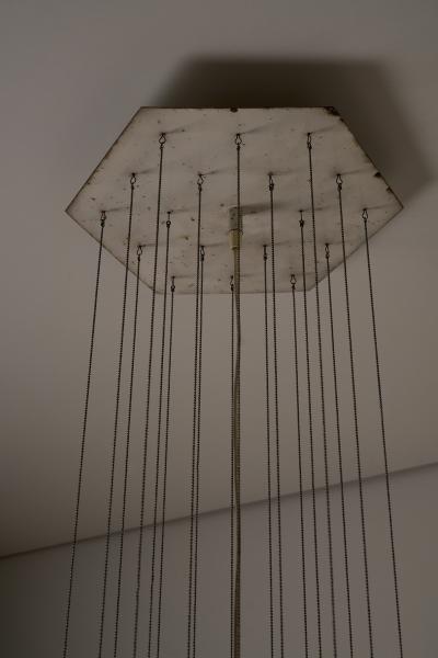 VeArt Murano Glass Quadrifoglio Pendant by VeArt 1970s