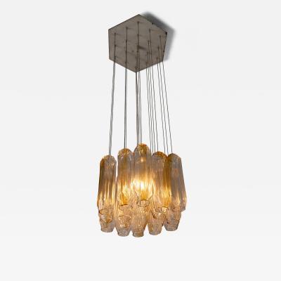 VeArt Murano Glass Quadrifoglio Pendant by VeArt 1970s