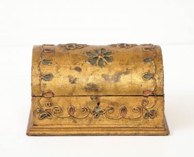 Venetian 22kt Gold Washed Jewel Casket