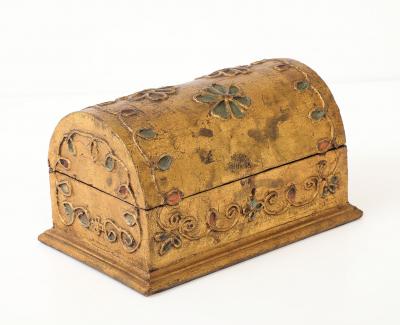 Venetian 22kt Gold Washed Jewel Casket