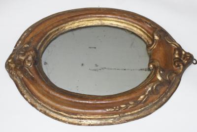 Venetian Baroque Gesso Mirror 1800s Italy
