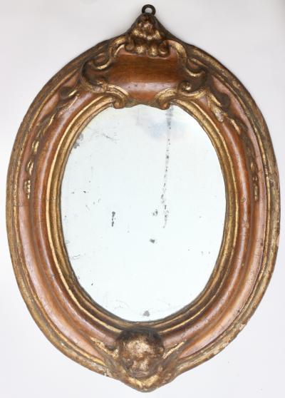 Venetian Baroque Gesso Mirror 1800s Italy