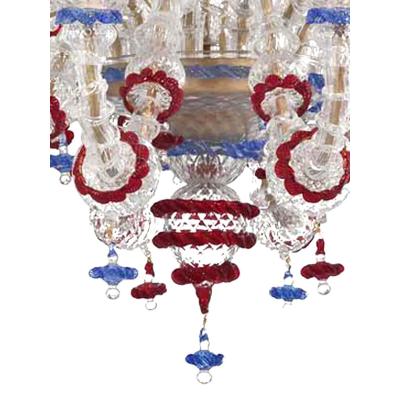Venetian Imperial Floral C Rezzonico Murano Glass Chandelier