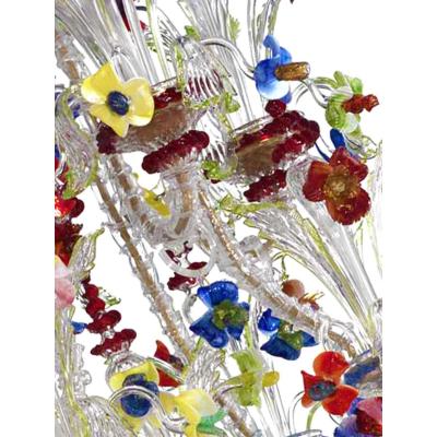 Venetian Imperial Floral C Rezzonico Murano Glass Chandelier
