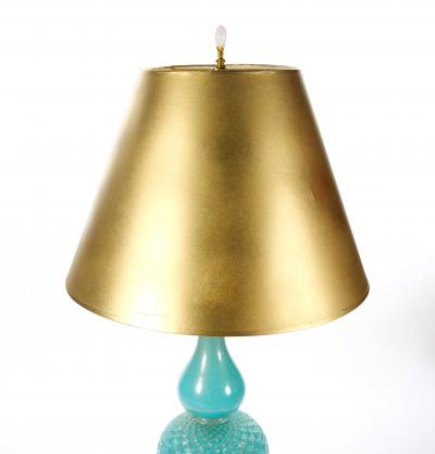 Venetian Italian Barovier Torso Hand Made Mouth Blown Murano Glass Table Lamp