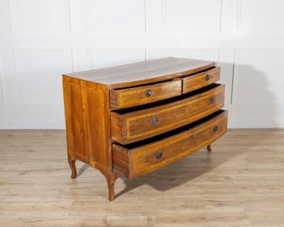 Venetian Louis XVI Chest of Drawers in Walnut 18th Century