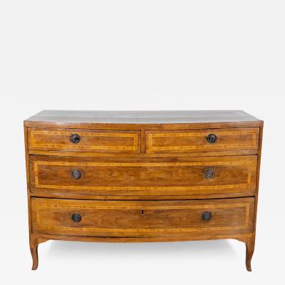 Venetian Louis XVI Chest of Drawers in Walnut 18th Century