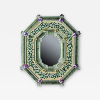 Venetian Micro Mosaic Mirror by Ongaro of Murano