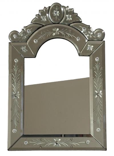 Venetian Murano Glass Dresser Mirror by Barbini