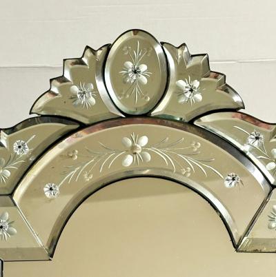 Venetian Murano Glass Dresser Mirror by Barbini