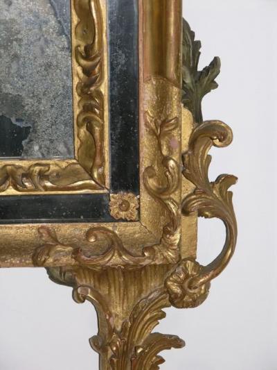 Venetian Painted and Giltwood Mirror