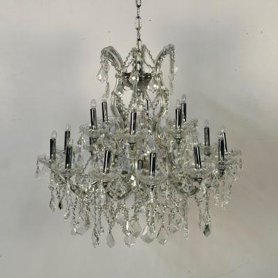Venetian Style Crystal Chandelier 19 Light