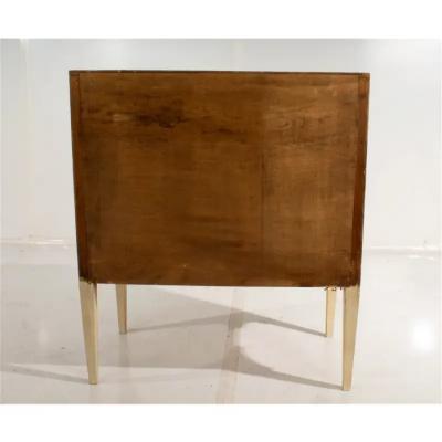 Venetian Style Italian Secretary Desk W Roman Scenic Decoration