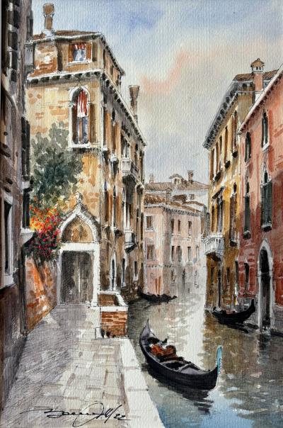 Venetian Watercolor Painting