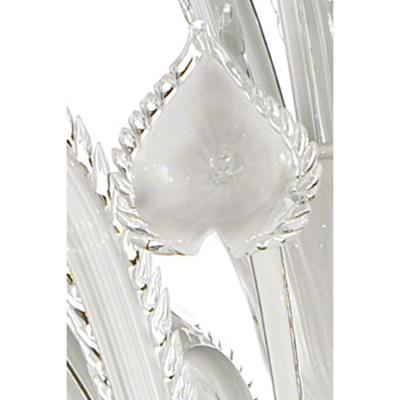 Venetian White C Rezzonico Murano Glass Chandelier