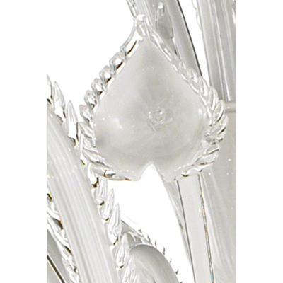 Venetian White C Rezzonico Murano Glass Chandelier