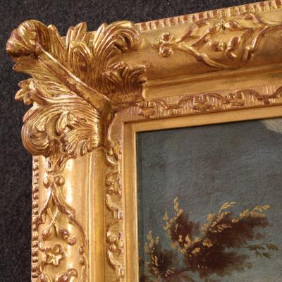 Venetian school painting of the 18th century architectural capriccio