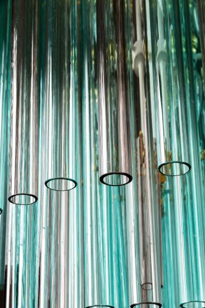 Venini Manufacture Glass chandelier by Venini Murano Italy 1964