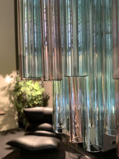 Venini Manufacture Glass chandelier by Venini Murano Italy 1964