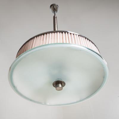 Venini Manufacture Pendant Lamp Attributed to Venini Italy 1930s 40s