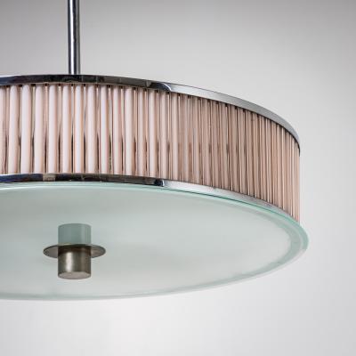 Venini Manufacture Pendant Lamp Attributed to Venini Italy 1930s 40s